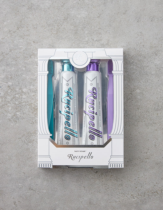 Premium Toothpaste & Brush Set, Purple (구강케어) | 프리미엄 치약&칫솔 퍼플에디션 (쇼핑백포함)