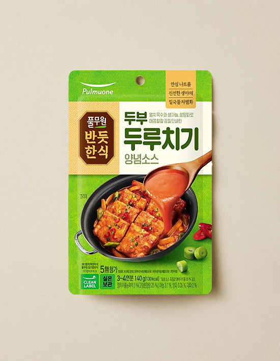 [풀무원] 반듯한식 두부두루치기 양념소스 140g - Kurly USA