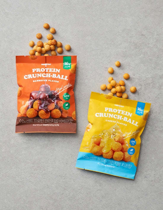 [Innocent] Low-Sugar Protein Crunch Ball 2-Flavor Set