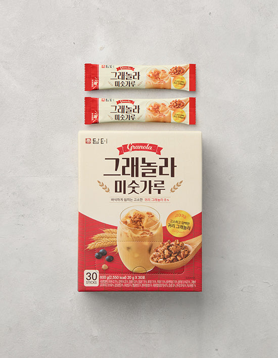 [담터] 그래놀라 미숫가루 (20g X 30포) - Kurly USA