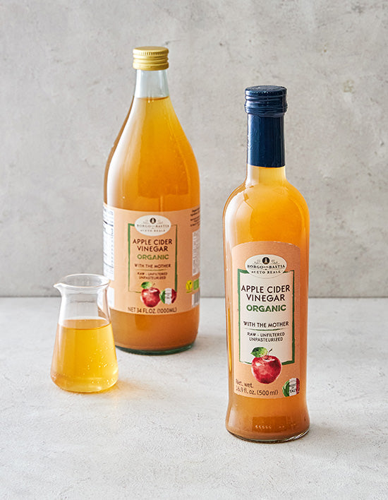 [Borgo della Bastia] 2 Types of Organic Apple Cider Vinegar (500ml/1L)
