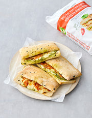 [베키아에누보] 바질토마토치즈 치아바타 샌드위치 (3입) - Kurly USA