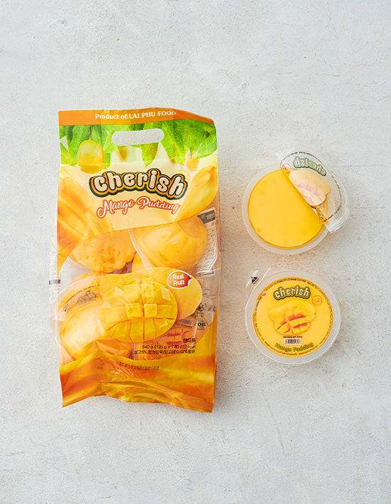 [체리쉬] 망고 푸딩 젤리 840g - Kurly USA
