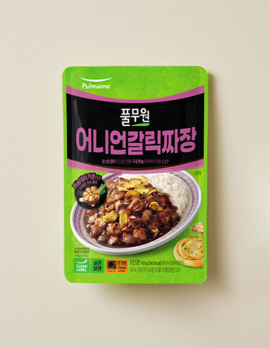 Onion Garlic Jjajang Rice Sauce, 180g (어니언갈릭) | 어니언갈릭짜장 덮밥소스 180g