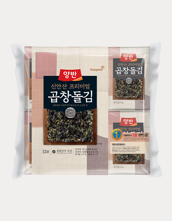 [Dongwon] Yangban Grilled Laver with Tripe Flavor 12-pack