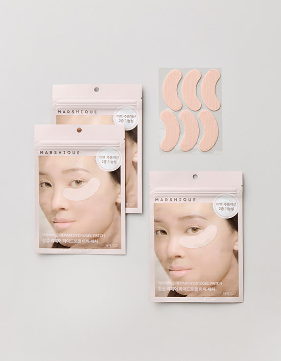 [마르시끄] 링클 리페어 하이드로겔 아이 패치 (6패치x 3장) - Kurly USA