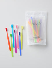 [루치펠로] 코랄리프 양면미세모 칫솔 12개입 - Kurly USA