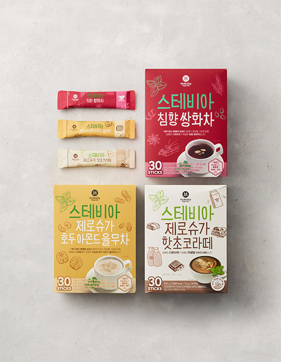 [맥널티] 스테비아 제로슈가 차 (15g X 30개) 3종 (택1) - Kurly USA