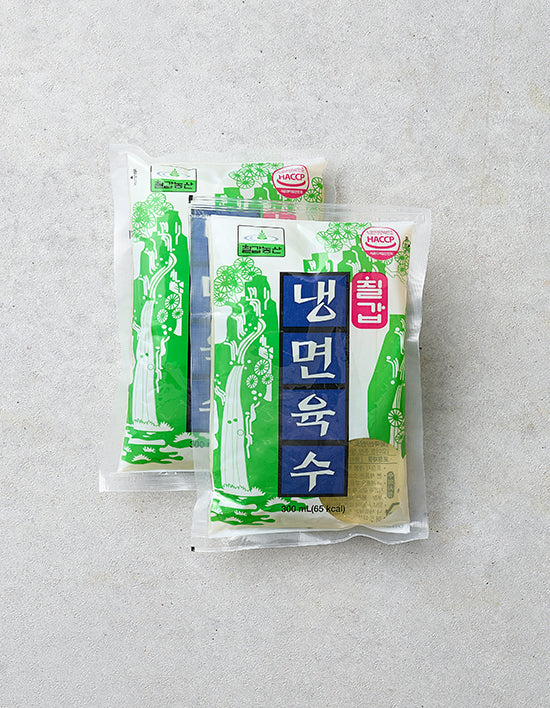 [칠갑농산] 냉면육수 (300ml x 10개) - Kurly USA