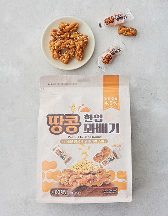 땅콩 한입 꽈배기 520g