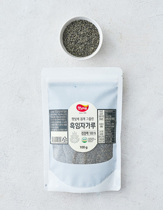 [햇님마을] 햇빛에 검게 그을린 흑임자가루 100g - Kurly USA