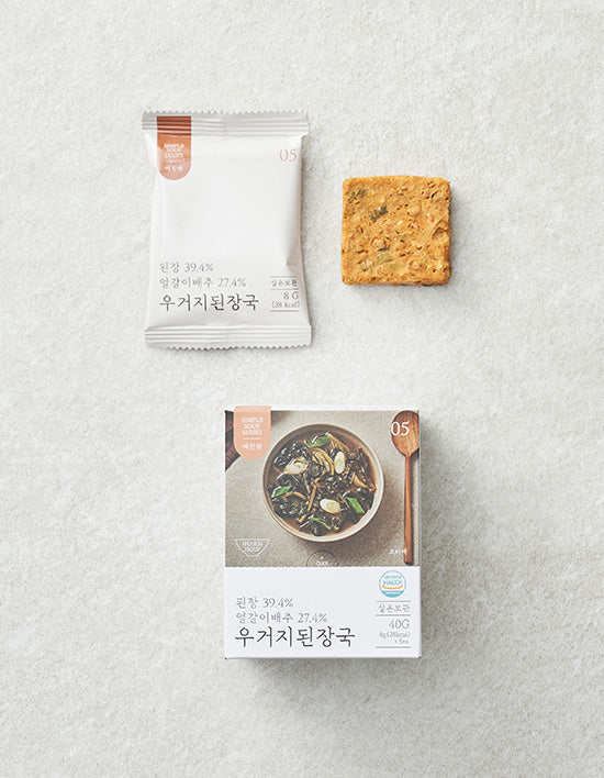 Ugeoji Doenjang Soup, 5 ct (블럭국) | 우거지된장국 5개입 (블럭국)
