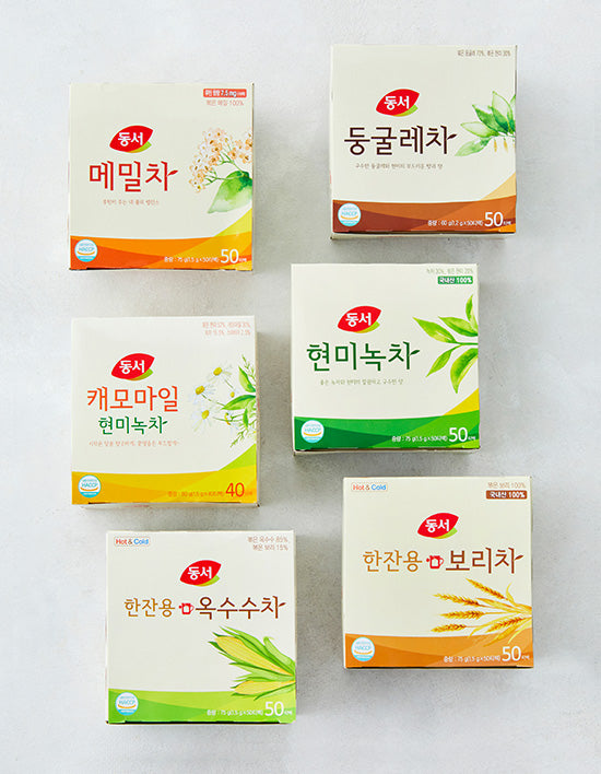 [Dongsuh] 6 Types of Tea Bags (Select 1)
