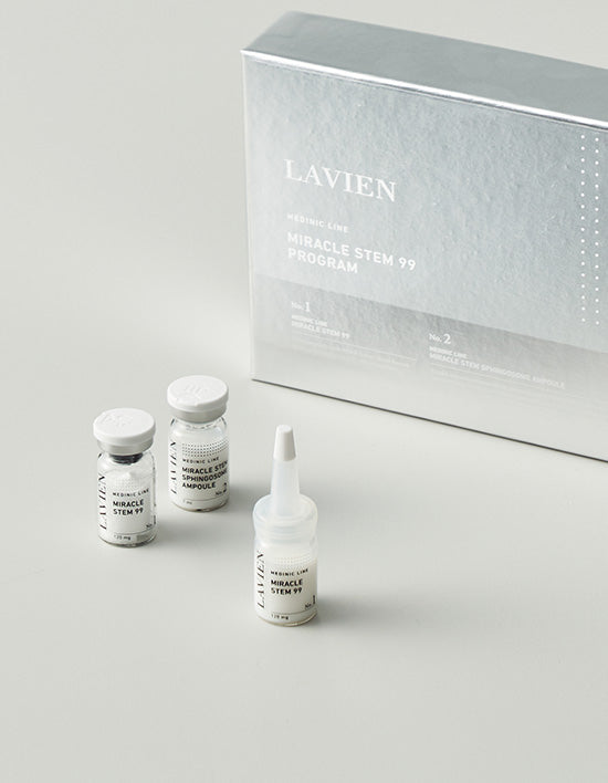 [라비앙] 메디닉 라인 미라클 스템 99프로그램 (앰플: 7ml x 4ea, 스템99: 120mg x 4ea) - Kurly USA