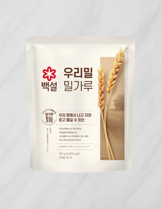 Korean Wheat Flour (우리밀 밀가루) | 우리밀 밀가루 750g