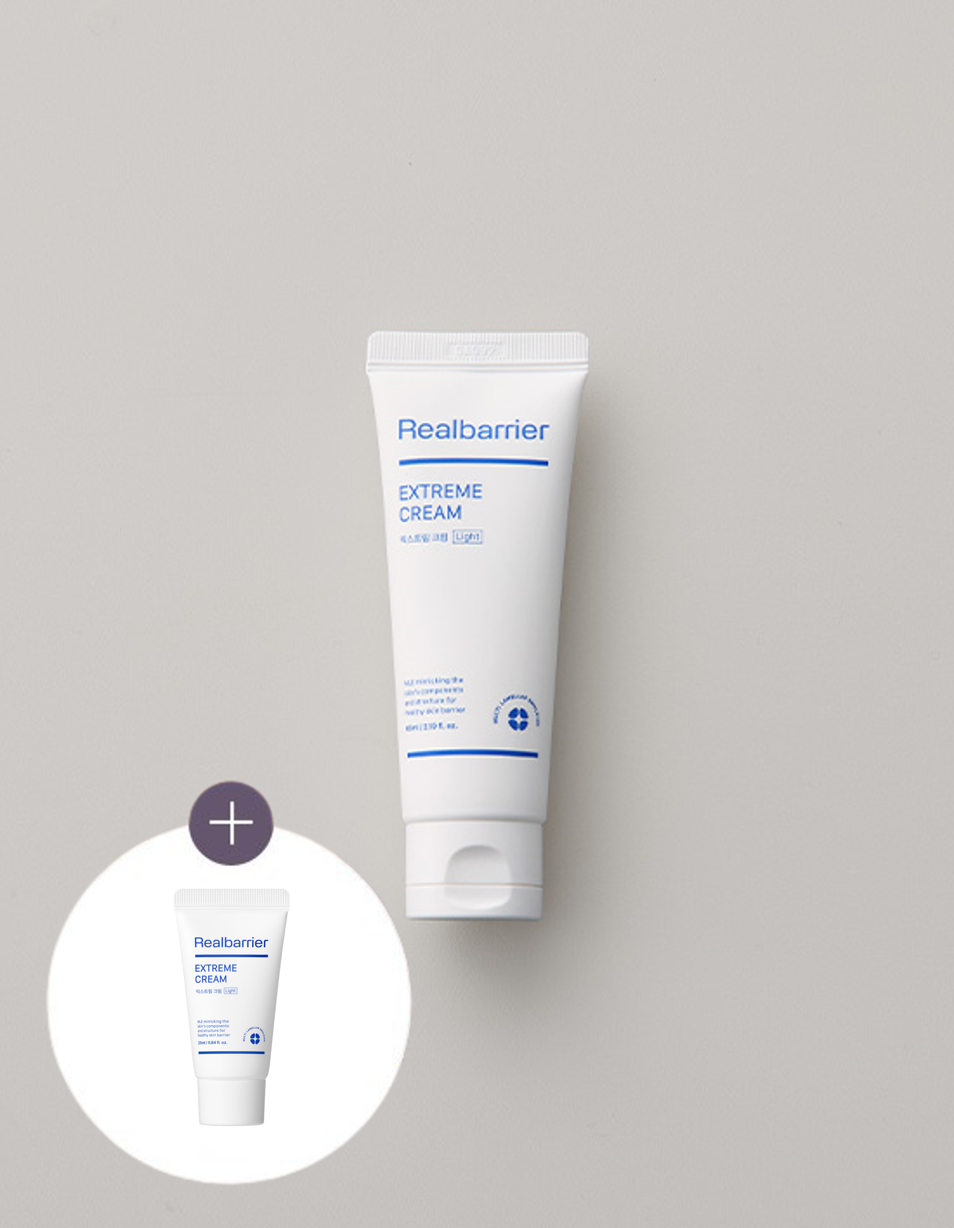 [리얼베리어] 익스트림 크림 라이트 65ml + 25ml - Kurly USA