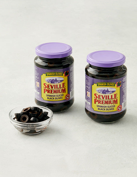 [세빌프리미엄] 블랙올리브 슬라이스 (365g X 2병) - Kurly USA