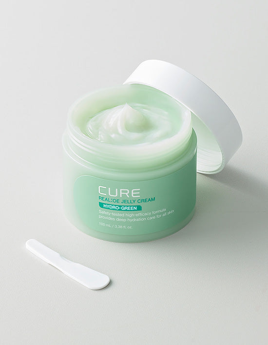 [김정문알로에] 큐어 리알로에 젤리 크림 100ml - Kurly USA