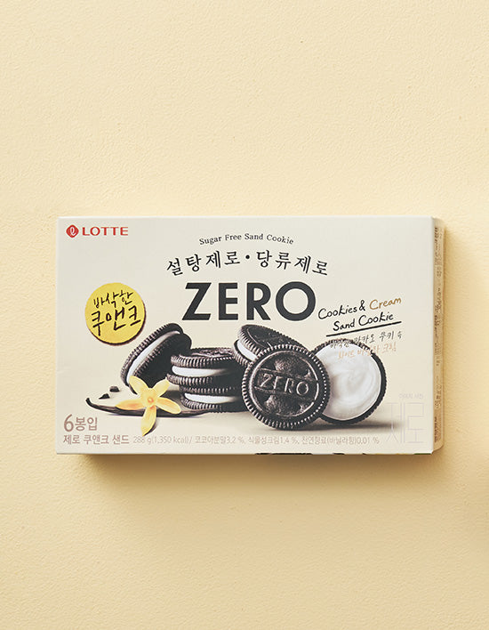 [롯데] 제로 쿠앤크 샌드 288g - Kurly USA