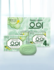 Cleo Dongsan C&G Cucumber Soap, 4x90g (비누) | 동산C&G 오이비누 90g 4입