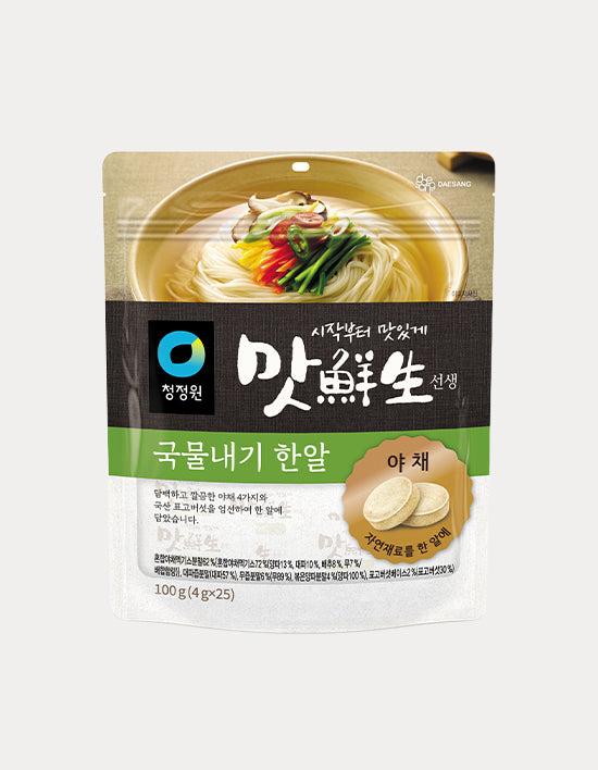 [Chung Jung One] Matsunsaeng Vegetable Broth Tablet 100g (4g*25ea)