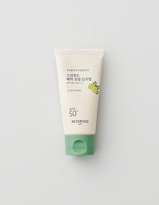 [스킨푸드] 베리 진정 선크림 50ml SPF50+ PA++++ - Kurly USA