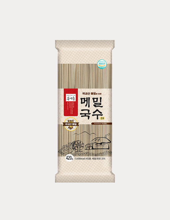 Bongpyeongchon Buckwheat Noodles (메밀국수) | 메밀국수 420g (2호)