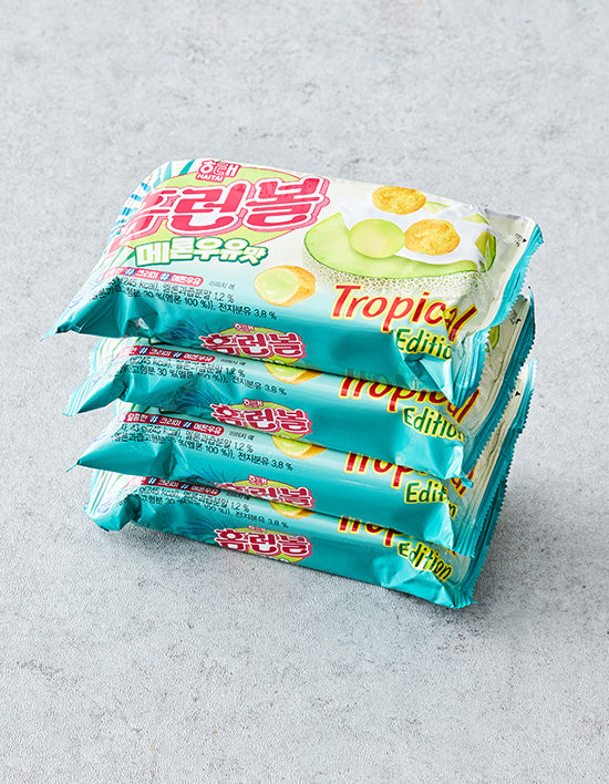 [해태] 홈런볼 메론우유맛 4번들 172g - Kurly USA