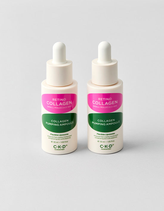 [씨케이디] 종근당건강 레티노 콜라겐 저분자300 펌핑 앰플 30mL 듀오 세트 - Kurly USA