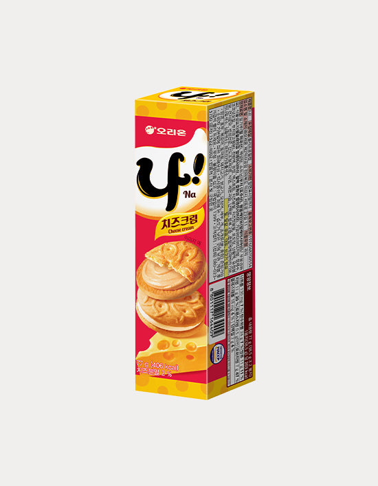 Na! Sand Cheese Cream Crackers (샌드) | 나! 샌드 오리지널 77g