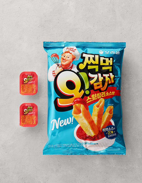 [오리온] 찍먹 오감자 스윗칠리소스 136g - Kurly USA