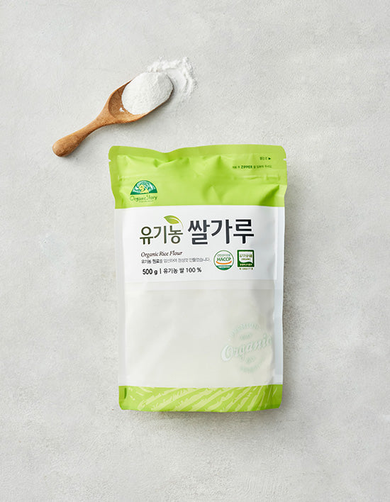 Organic Rice Flour (Ssalgaru) | 유기농 쌀가루 500g