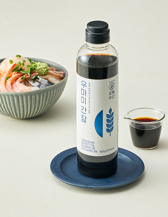 [오복수산 고잉홈] 우마미 간장 500g (특제 저염간장) - Kurly USA