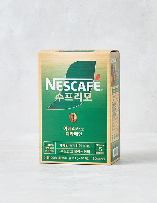 [네스카페] 수프리모 디카페인 80개입 - Kurly USA