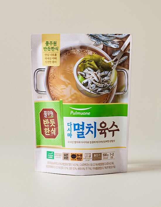 [풀무원] 반듯한식 다시마멸치육수 500g