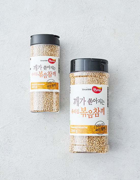 [햇님마을] 국산 100% 깨가 쏟아지는 볶음참깨 2종 - Kurly USA