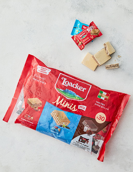 Mini Wafers Mix Pack 30ct (웨하스) | 미니스 웨하스 믹스팩 30개입 300g