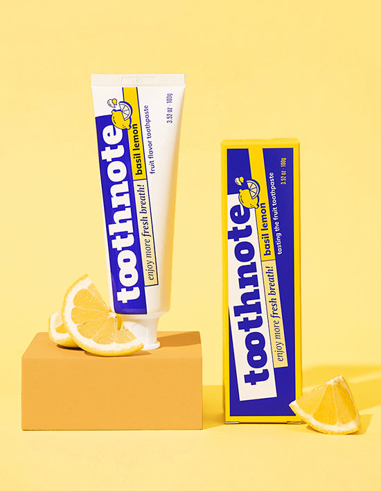 [Toothnote] Moisture Toothpaste Basil Lemon 100g