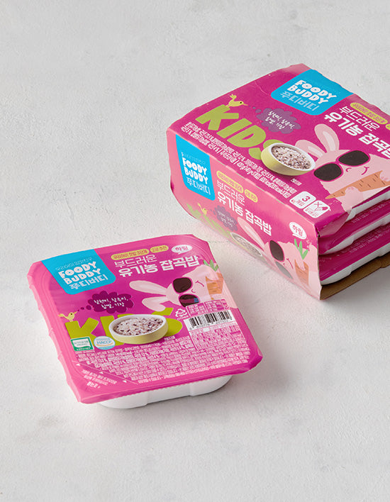 [Foodie Buddy] Soft Organic Multi-Grain Rice 3-Pack