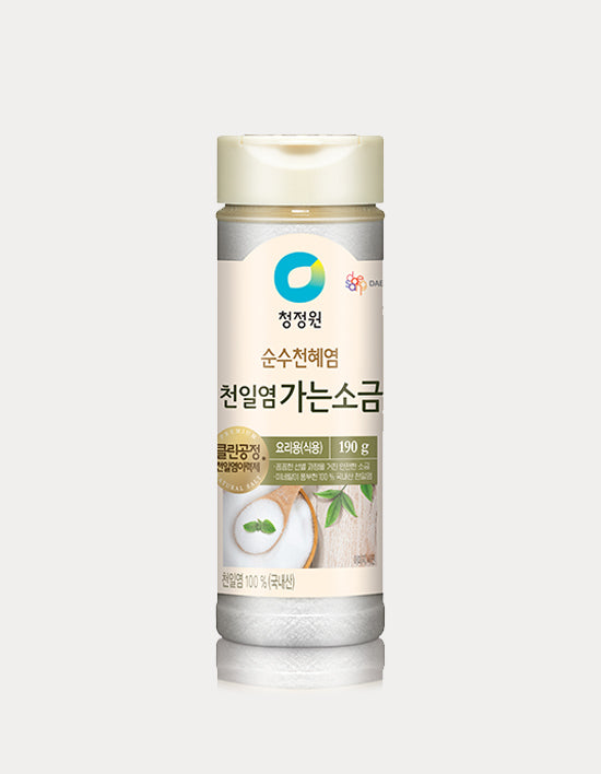 [청정원] 천일염가는소금190g(용기)