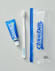 Clovden Vegan Toothpaste Travel Pouch Set (구강케어) | 비건 치약 여행용 파우치 세트 (칫솔+미니치약+전용파우치)