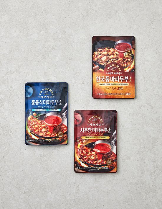 Chaochai Mapo Tofu Sauce, 3 Types (마파두부) | 중화 마파두부소스 3종 (택1)