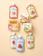 Korean Fruit Puree Pouches, 10 Types (과일퓨레) | 인기 국산 과일퓨레 10종 (택3)