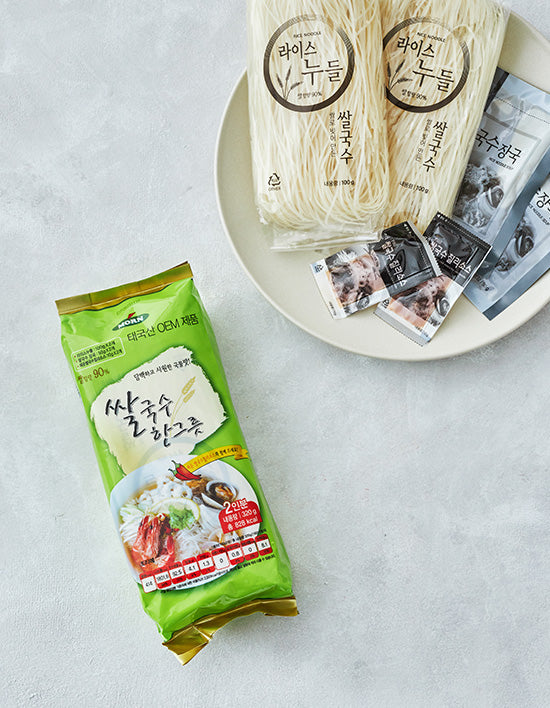 Rice Noodle Bowl for 2 (쌀국수) | 쌀국수 한 그릇 (소스 포함/2인분)