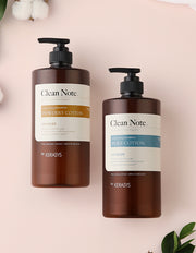 Kerasys Clean Note Shampoo, 2 Types, 1L (샴푸) | 클린노트 샴푸 1L 2종 (택1)