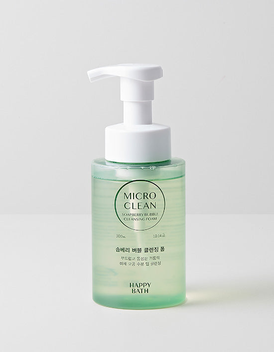 [해피바스] 마이크로미셀라 솝베리 버블폼 300ml - Kurly USA