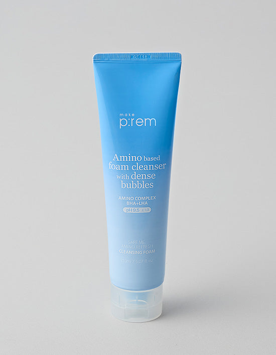 [메이크프렘] 세이프 미 아미노 리프레시 클렌징 폼 150ml - Kurly USA