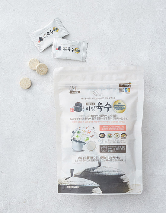 [대령숙수] 비밀육수 프리미엄 코인육수 20정 - Kurly USA