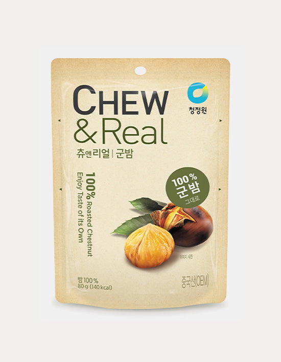 [Chung Jung One] Chew & Real Roasted Chestnuts 80g