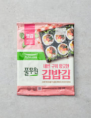 Four-Times-Roasted Kimbap Nori, 10 Sheets (김밥김) | 네번 구워 향긋한 김밥김 20g (10매)